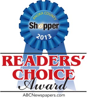 Anoka County Shopper - Reader's Choice Award 2013 for Best Orthopedic Surgeon