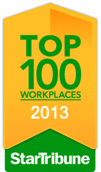 Top Workplace for 2013 by the Star Tribune